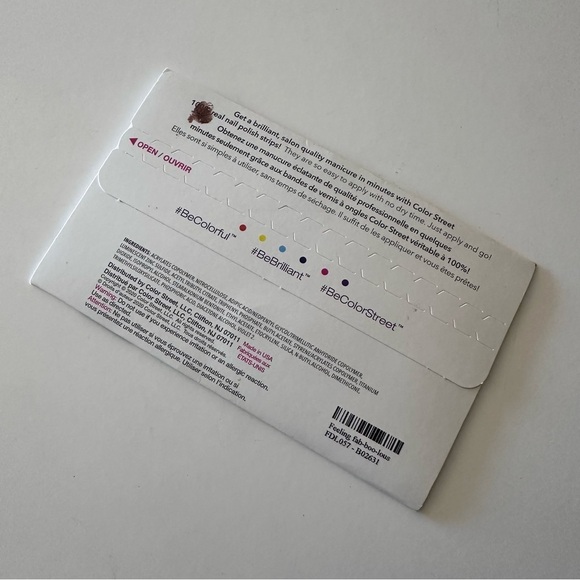 Color Street Feeling Fab-boo-lous Retired Nail Art Design Nail Strips - Picture 3 of 10